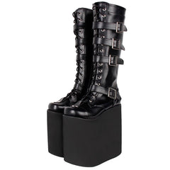 Angelic imprint - Customized Gothic Lolita Shoes Punk Boots 20CM Platform