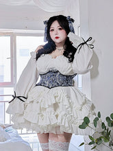 Rouroudream - Plus Size Lolita JSK Dress Set Corset Palace Lolita Princess Dress