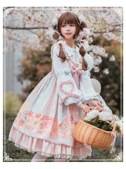 YingLuoFu - Sweet Lolita Princess Jumper Dress