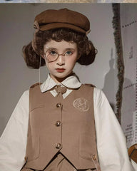 Piggy Bun - Famous Detective Goose - Ouji Lolita Shorts Set