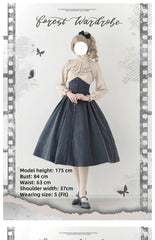 Forest Wardrobe - Forest Stationery - Classic Lolita SK Suit With Shirt And Coat