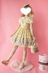 Chemical Romance - Hello Duck - Kawaii Lolita JSK Duck Print Lolita Dress