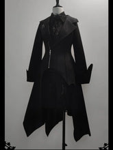 Princess Chronicles - Wind - Gothic Lolita handsome Black Long Vest