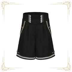 Immortal Thorn - Immortal Duke of Rabbit - Ouji Lolita Shorts With Heart-Shaped Detail