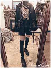 Arca et Ovis - Checkers - Gothic Lolita Cloak Ouji Lolita Spring Autumn Cape