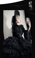 Lost Aqua - Vintage Lolita Dress Set Cotton Shirt