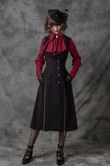 Vancy - Drunken Dreams - Vintage Lolita Dress Mutton Sleeve Shirt