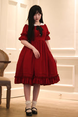 Sweet Wood - Plus Size Vintage Lolita OP Dress