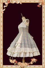 Infanta - Memoirs of Backlight - Elegant Plaid Lolita JSK Dress