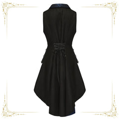 Immortal Thorn - Night of Swordsmanship - Ouji Lolita Long Coat Male Lolita Sleeveless Coat