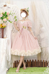 Miss Point - Tulip - Classic Lolita OP Dress Short Sleeve Dress Multicolors