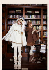 Tan Tuan - Rabbit & Bear - Winter Kawaii Lolita Cape and Shorts