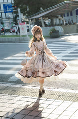 Miaoplus - Romantic Seizure - Sweet Lolita OP Mutton Sleeve Lolita Dress
