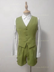 La Pomme - Linen Story - Playful Stripes Customized Shorts/Long Pants