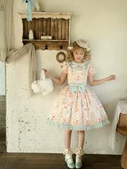 NanShengGe - Sheep Party - Sweet Lolita OP V-Neckline Lolita Dress