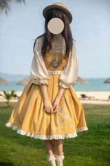 EESSILY - Flying Bird - Plus Size Elegant Lolita JSK Dress With Bird Embroidery