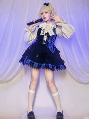 OCELOT - Kalila - Punk Lolita Dress Set Plaid Shorts Set
