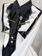 Silent Mars - Raven Crown - Gothic Lolita Suit Shirt Military Coat Skirt and Pants