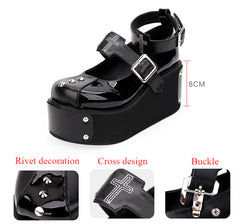 Angelic Imprint - Gothic Lolita Punk Platform Shoes