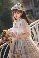 Designer's Gift - Flower and Letter - Classic Lolita JSK Dress