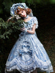 Garden Cat - Flower Wedding Lolita JSK Dress