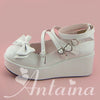 Antaina - Lolita Bow Platform Shoes Multiple Colors