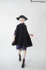 Princess Chronicles - Ouji Lolita Prince Black Bow Cloak