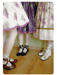 Momo - Loire Vineyard - Country Lolita Heels Shoes PU Handbag