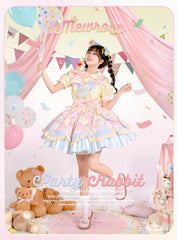 Mewroco - Party Bunny - Sweet Lolita Salopette Cute Daily Lolita Dress