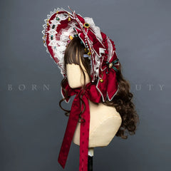 Youpairui - Leicester - Elegant Lolita Red Christmas Headdress