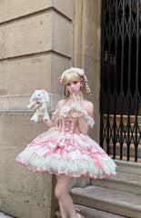 Sugar Girl - Dream Whisper Butterfly - Ballet-Inspired Sweet Lolita JSK Dress