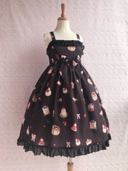 Yilia - Sweetheart Berry - Kawaii Lolita JSK Dress