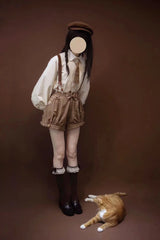 Piggy Bun - Famous Detective Goose - Ouji Lolita Shorts Set