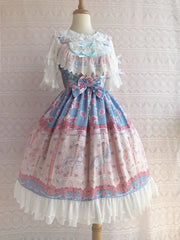 Yilia - Rose Carousel - Chiffon JSK Dress
