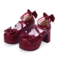 Angelic imprint - Sweet Lolita Heels Shoes Princess Tea Party Low Cut Shoes