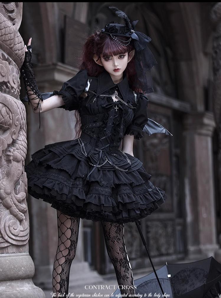 OCELOT - Contract Cross - Gothic and Elegant Lolita JSK
