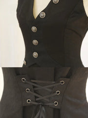 Immortal Thorn - Forever Night Poem - Male Lolita Ouji Lolita Vest