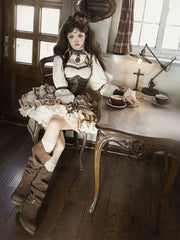 Sakurahime - Time Sand Rear - Punk Lolita OP Cute Daily Lolita Dress