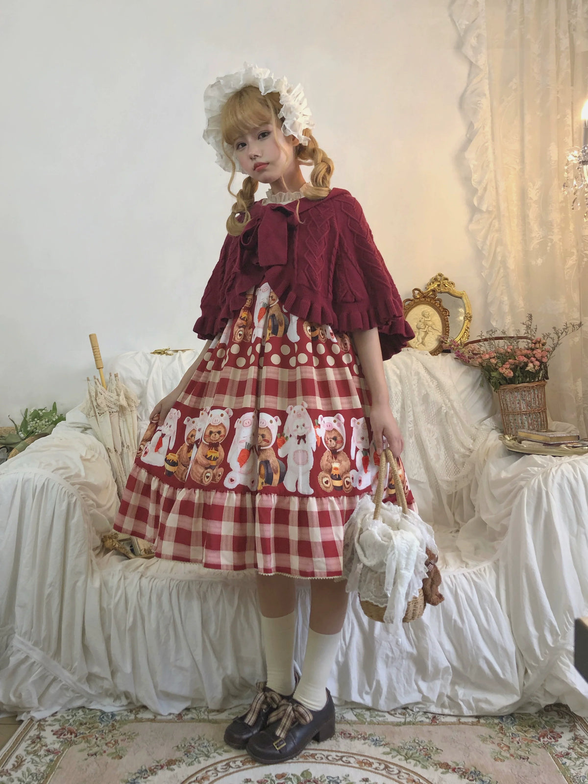 Sara Bell - Little Red Riding Hood - Sweet Lolita Thick Chirstmas Cloak