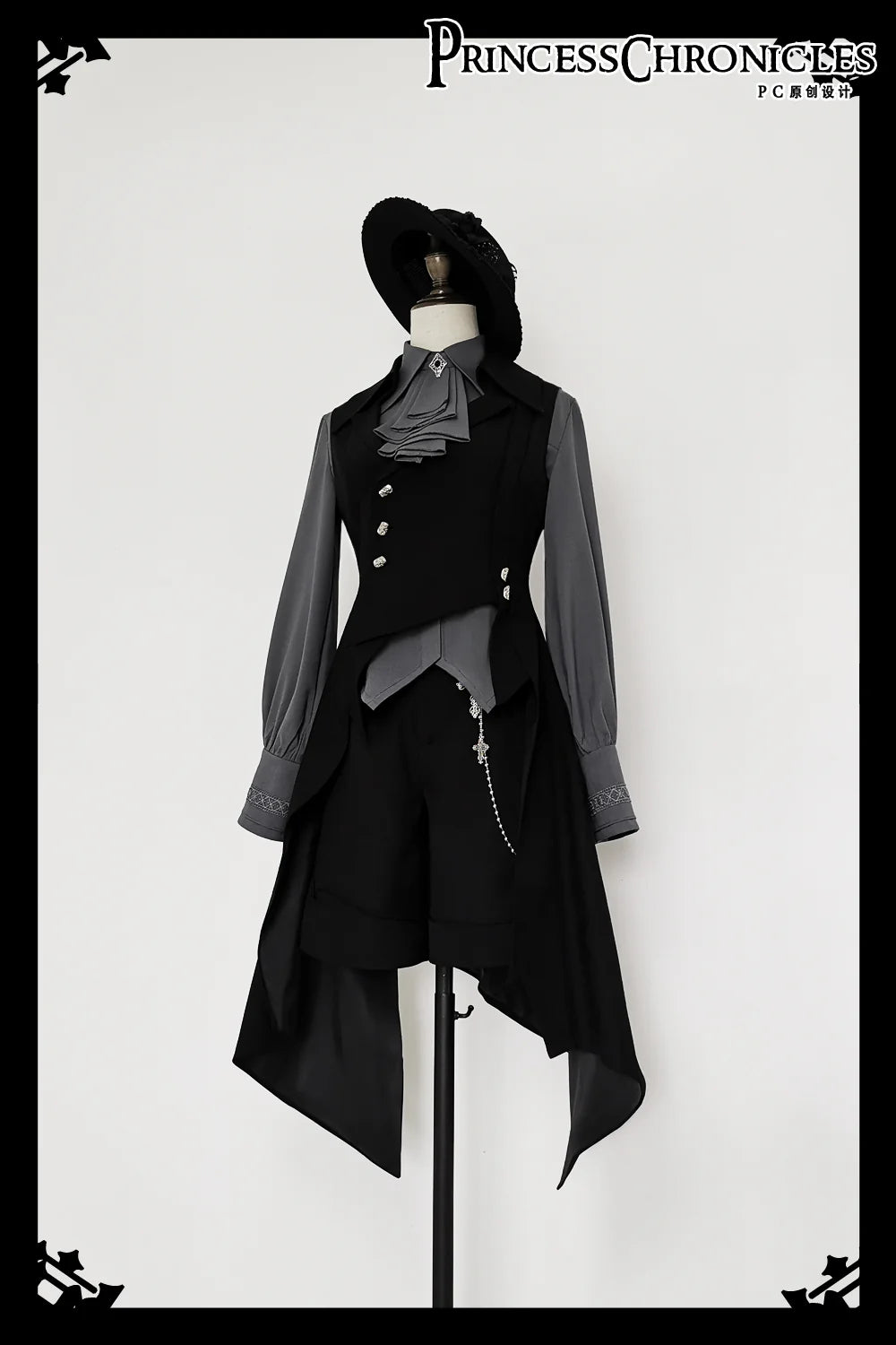 Princess Chronicles - Red Shadow - Irregular Ouji Lolita Prince Vest