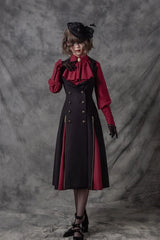 Vancy - Drunken Dreams - Vintage Lolita Dress Mutton Sleeve Shirt