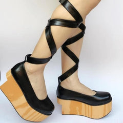 Antaina - Wedding Lolita Platform Shoes Bridal Shoes Multicolor