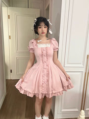 Sweet Wood - Plus Size Lolita OP Dress Summer Dress