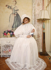 Lace Garden - Cool Summer - Vintage Lolita Victorian Shirt