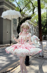 Sugar Girl - Dream Whisper Butterfly - Ballet-Inspired Sweet Lolita JSK Dress