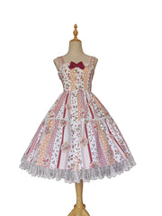 Infanta - Strawberry Plaid - Sweet Lolita JSK Dress