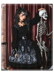 YingLuoFu - Red Heart Eyes - Retro Gothic JSK Dress