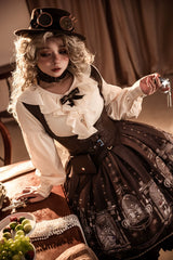 Miss Point - Demon Hunter's Diary - Gothic Lolita PU Leather Vest