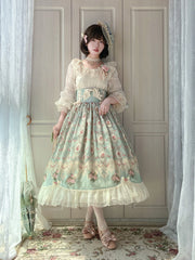 Miss Point - Retro Lolita Lace Long Sleeve Blouse
