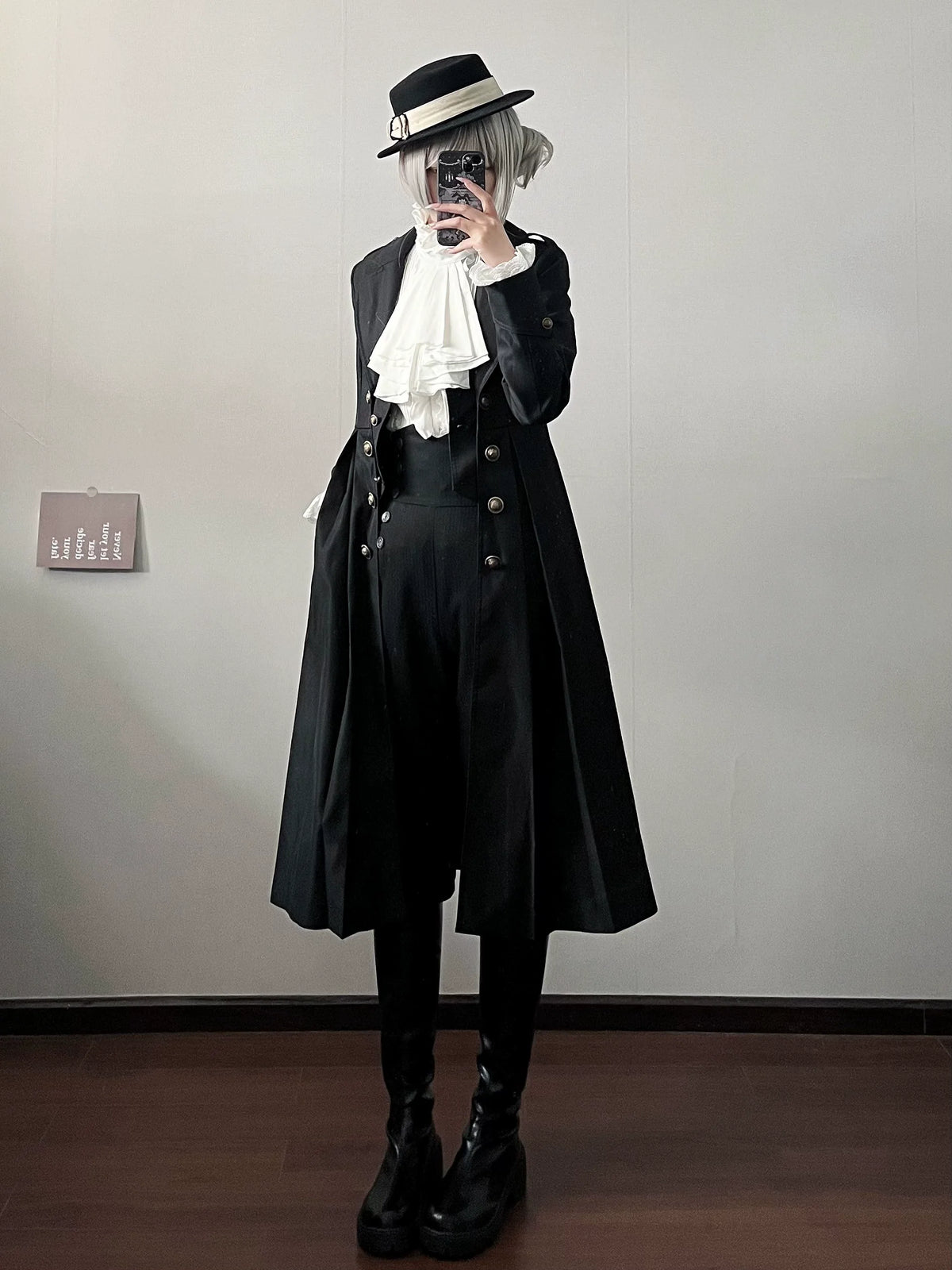 Gazing Galactic - Paranoia Punishment - Ouji Lolita Trench Coat Gothic Lolita Coat